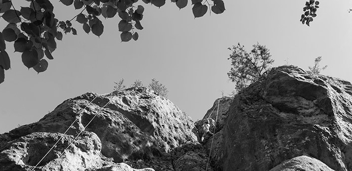 Moja córka Ewa - pierwsze wejścia. Ewa wspina się na pierwsze swoje drogi wspinaczkowe.