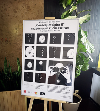 Wydruk w mojej pracowni "Consequat Spiro II" wystawa Przemysława Kucharskiego w Warszawie, którą wspierałem z moją pracownią. "Consequat Spiro II" wystawa Przemysława Kucharskiego w Warszawie